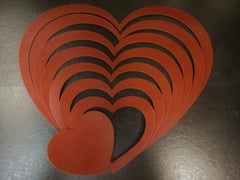 LARGE"HEART" Craft Templates