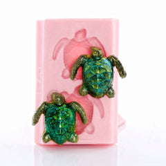 "NEW"  Two-Sea Turtle Silicone Mold