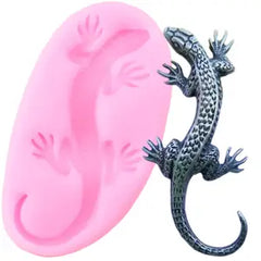 "Leaping Lizard" Silicone Mold - Fun and Easy to Use!