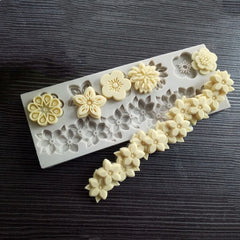 Spring Flowers Silicone Mold