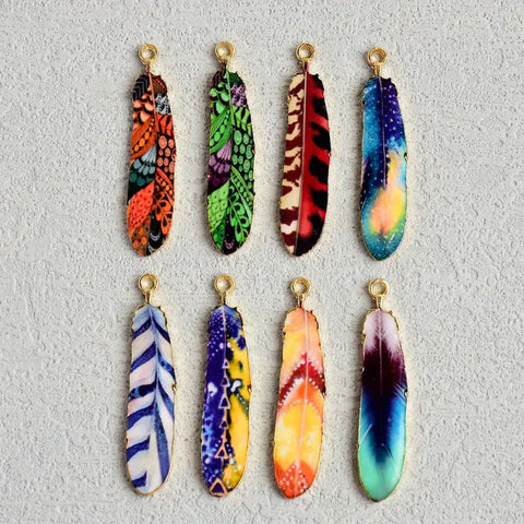 Alloy Feather Pendant for Necklace/Earrings - Awesome!