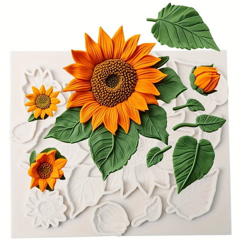 XL SUNFLOWER(S) SILICONE MOLD - Great!
