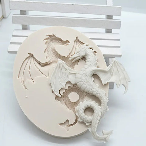 "3D" Dragon Mold - Silicone and Great Detail!
