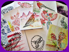Miriam Joy's Book of Bird Patterns (12) Color Patterns w/Instructions