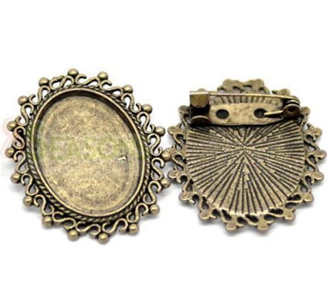 Antique Bronze Pendant with Pin ~ On Sale: (2) for $5.99