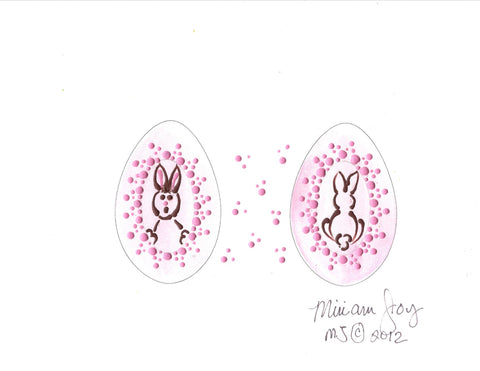Free Bunny Easter Egg pattern