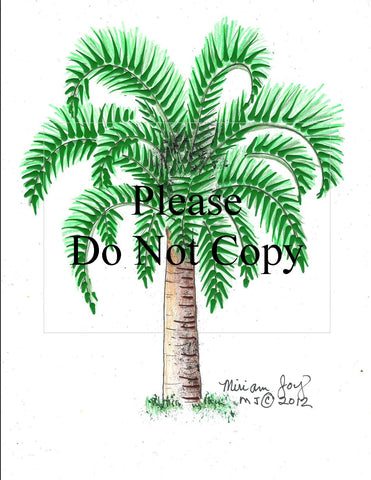 Fat Palm Tree Pattern