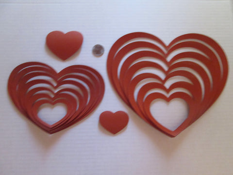 LARGE & SMALL Hearts Craft Templates - "ON LIMITED TIME SPECIAL"