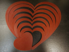 " VALENTINE SPECIAL " LARGE"HEART" Craft Templates