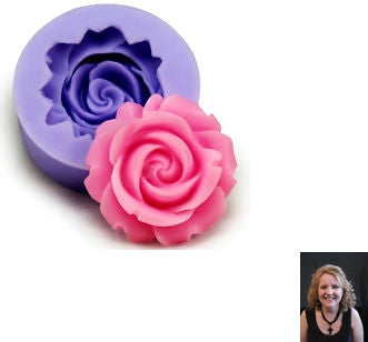 Large Silicone Rose Mold