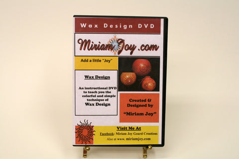 Wax Technique Video DVD by Miriam Joy