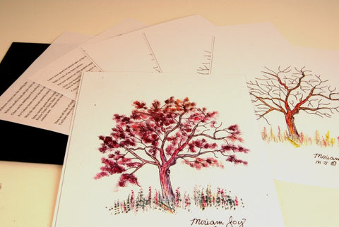 Sunset Tree Pattern