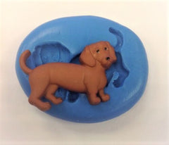 "Little Cutie"  Dachshund Silicone Mold