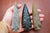 Spearhead Stone Embellishments - Large - Made of Jasper - Very Colorful!  ON SALE!