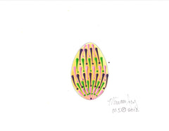 Free Yellow Easter Egg pattern