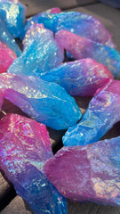 Cotton Candy Quartz Crystal - Great for Artists! ON SALE NOW