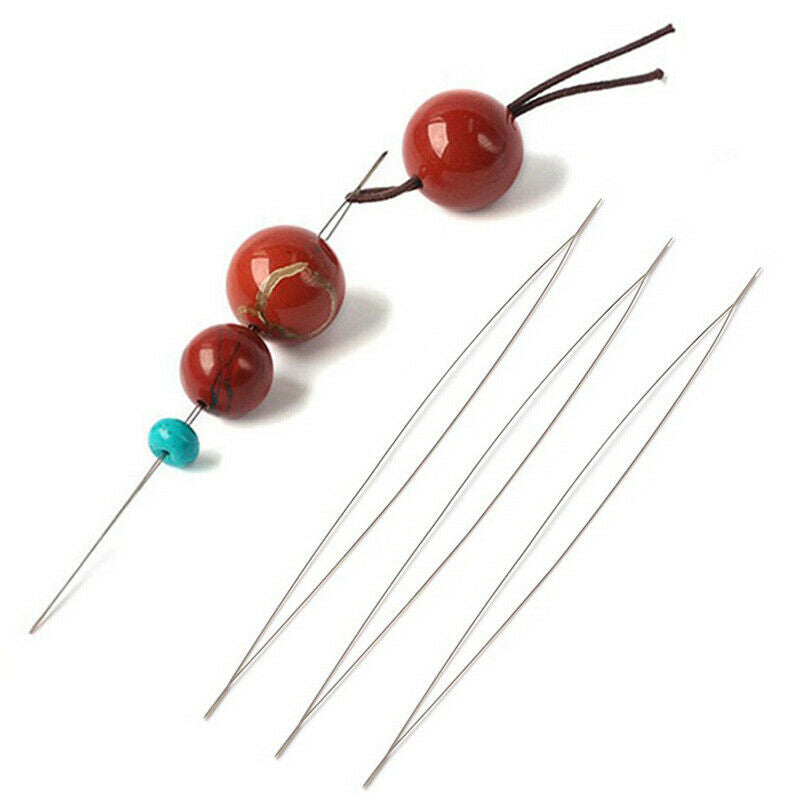 Stainless Steel Big Eye Beading Needles - 2 Needles per order!