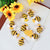 Resin Cabochon Bees- (10 pieces)