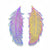 Rainbow Die-Cut Feathers
