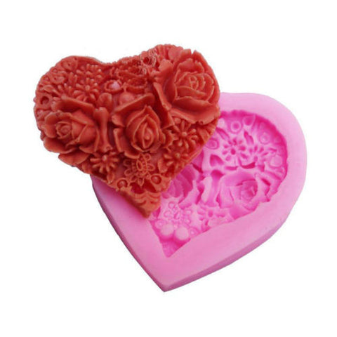 Valentines Day  Heart Silicone Mold On Special Now!