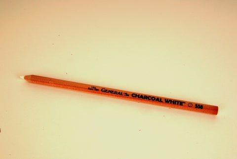 General Charcoal Pencil ~ "White Charcoal" - Makes Markings Easier to See!