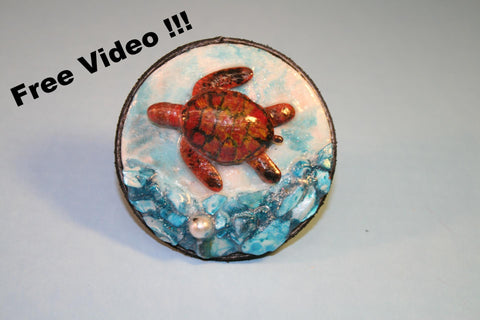 Sea Turtle Necklace FREE Video Tutorial